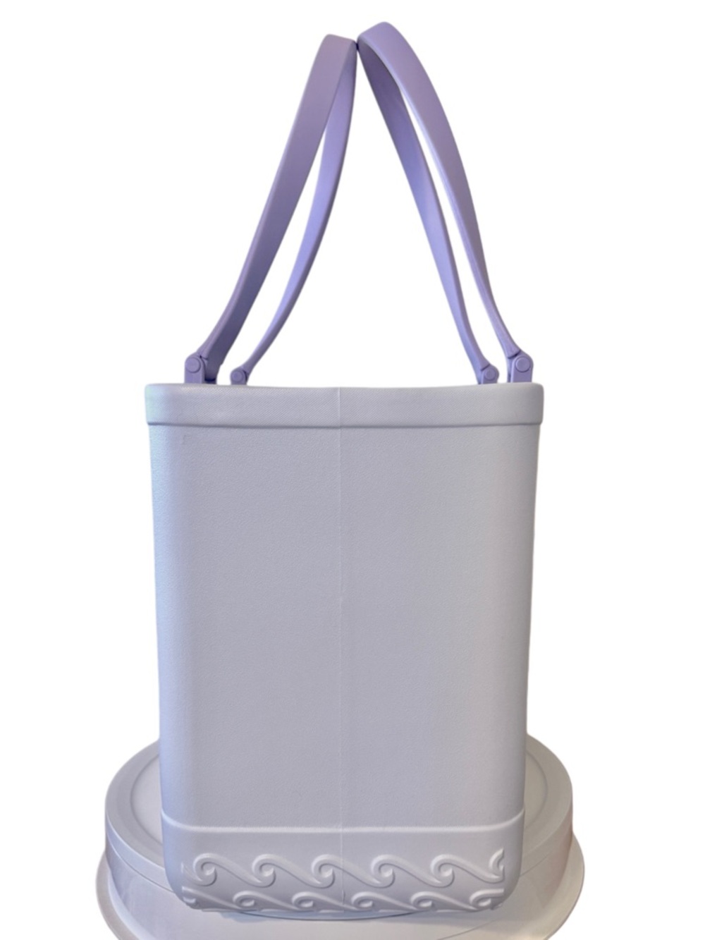 Simply Southern Lavender Waterproof Beach Tote Large Rubber Coastal Pool Bag - Picture 3 of 13
